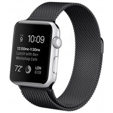 Correa COOL para Apple Watch Series 1 / 2 / 3 / 4 / 5 / 6 / 7 / SE (38 / 40 / 41 mm) Metal Negro