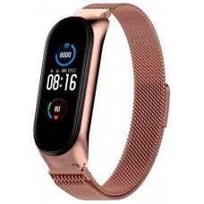 Correa COOL para Xiaomi Mi Band 5 / 6 / 7 / Amazfit Band 5 Metal Rose Gold