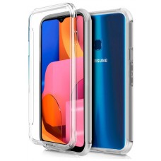 Funda COOL Silicona 3D para Samsung A207 Galaxy A20s (Transparente Frontal + Trasera)