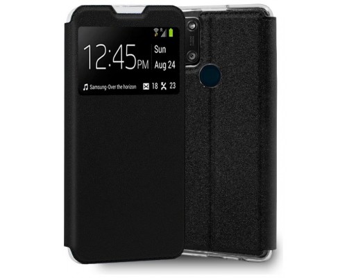 Funda COOL Flip Cover para Alcatel 3X 4CAM Liso Negro