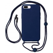 Carcasa COOL para iPhone 7 Plus / iPhone 8 Plus Cordón Liso Azul