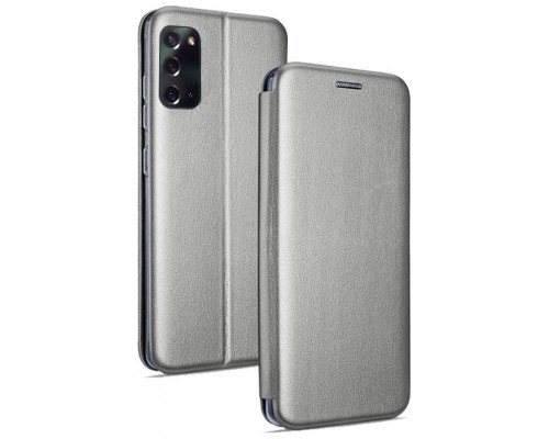 Funda COOL Flip Cover para Samsung N980 Galaxy Note 20 Elegance Plata