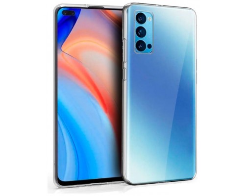 Funda COOL Silicona para Oppo Reno 4 Pro (Transparente)