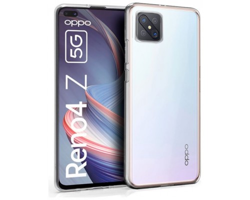 Funda COOL Silicona para Oppo Reno 4Z (Transparente)