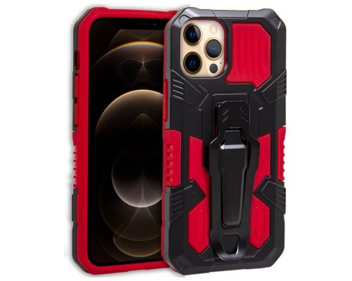 Carcasa COOL para iPhone 12 Pro Max Hard Clip Rojo