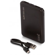 Bateria Externa Power Bank 5000 mAh COOL Leather Negro