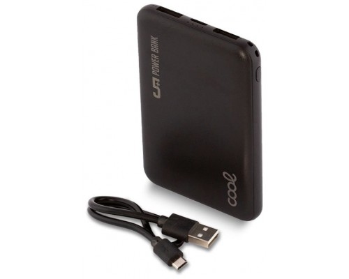 Bateria Externa Power Bank 5000 mAh COOL Leather Negro