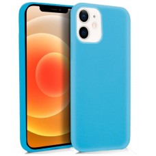 Funda COOL Silicona para iPhone 12 mini (Celeste)