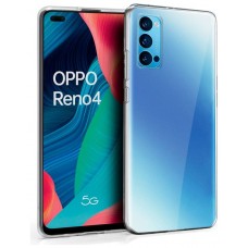 Funda COOL Silicona para Oppo Reno 4 (Transparente)