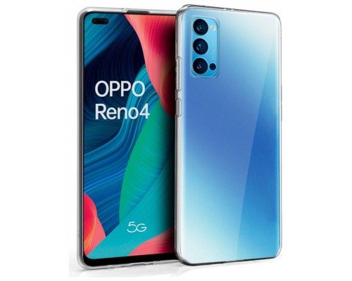 Funda COOL Silicona para Oppo Reno 4 (Transparente)