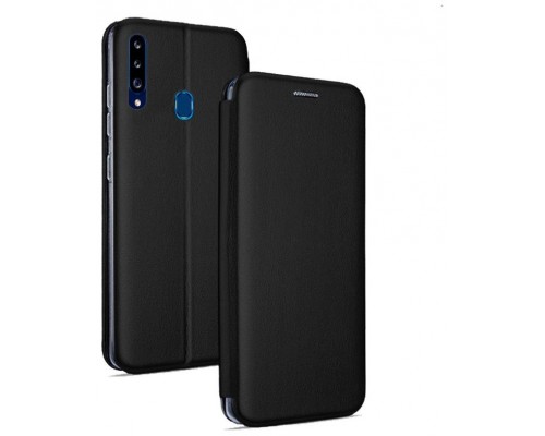 Funda COOL Flip Cover para Samsung A207 Galaxy A20s Elegance Negro