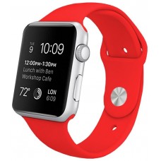 Correa COOL para Apple Watch Series 1 / 2 / 3 / 4 / 5 / 6 / 7 / SE (42 / 44 / 45 mm) Goma Rojo