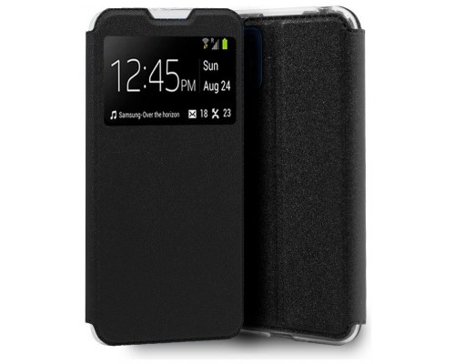 Funda COOL Flip Cover para Motorola Moto G9 Plus Liso Negro