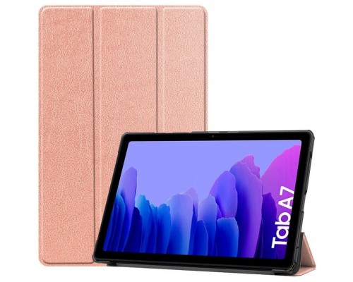 Funda COOL para Samsung Galaxy Tab A7 T500 / T505 Polipiel Liso Rose Gold 10.4 pulg