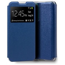 Funda COOL Flip Cover para Huawei P Smart 2021 Liso Azul