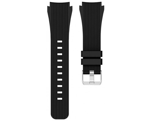 Correa Universal 20mm Amazfit Bip / GTS / Bip Lite / Huawei / Samsung / COOL Goma Negro