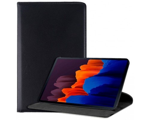 Funda COOL para Samsung Galaxy Tab S7 Plus / Tab S8 Plus Polipiel Liso Negro 12.4 pulg