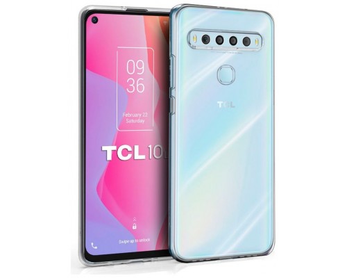 Funda COOL Silicona para TCL 10L (Transparente)