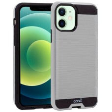 Carcasa COOL para iPhone 12 / 12 Pro Aluminio Plata