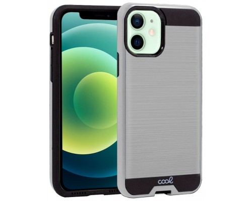 Carcasa COOL para iPhone 12 / 12 Pro Aluminio Plata
