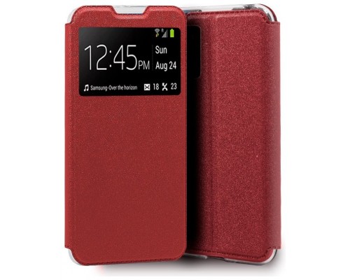 Funda COOL Flip Cover para Xiaomi Pocophone M3 / Redmi 9T Liso Rojo