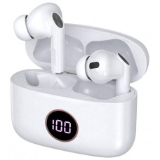 Auriculares Stereo Bluetooth Dual Pod Earbuds Lcd COOL AIR PRO Blanco
