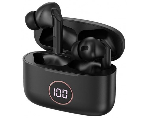 Auriculares Stereo Bluetooth Dual Pod Earbuds Lcd COOL AIR PRO Negro
