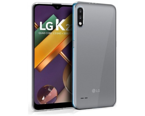 Funda COOL Silicona para LG K22 (Transparente)