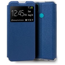 Funda COOL Flip Cover para Oppo A15 / A15s Liso Azul