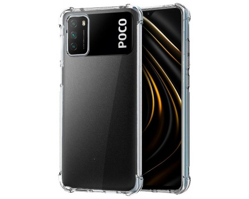 Carcasa COOL para Xiaomi Pocophone M3 / Redmi 9T AntiShock Transparente