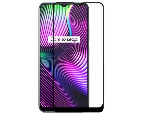 Protector Pantalla Cristal Templado COOL para Realme 7i / C25s (FULL 3D Negro)