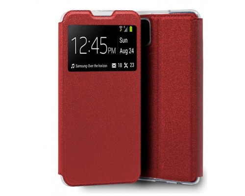 Funda COOL Flip Cover para Samsung A125 Galaxy A12 / M12 Liso Rojo