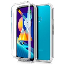 Funda COOL Silicona 3D para Samsung M115 Galaxy M11 / A11 (Transparente Frontal + Trasera)