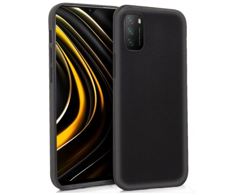 Funda COOL Silicona para Xiaomi Pocophone M3 / Redmi 9T (Negro)