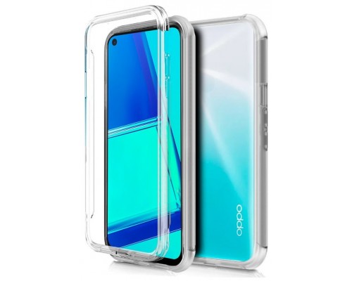 Funda COOL Silicona 3D para Oppo A52 / A72 / A92 (Transparente Frontal + Trasera)