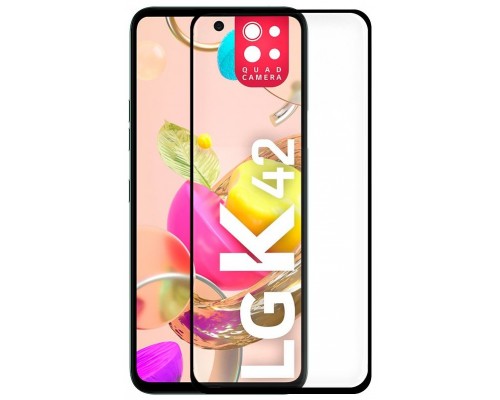 Protector Pantalla Cristal Templado COOL para LG K42 / K52 (FULL 3D Negro)