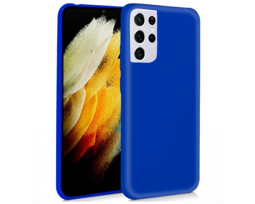 Funda COOL Silicona para Samsung G998 Galaxy S21 Ultra (Azul)