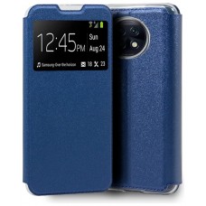 Funda COOL Flip Cover para Xiaomi Redmi Note 9T Liso Azul