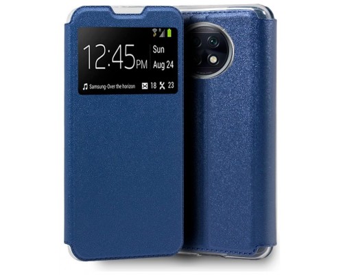 Funda COOL Flip Cover para Xiaomi Redmi Note 9T Liso Azul