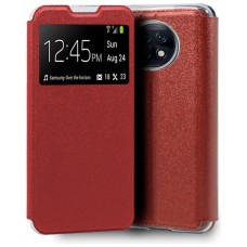 Funda COOL Flip Cover para Xiaomi Redmi Note 9T Liso Rojo