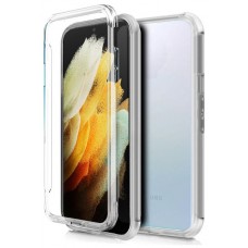 Funda COOL Silicona 3D para Samsung G998 Galaxy S21 Ultra (Transparente Frontal + Trasera)