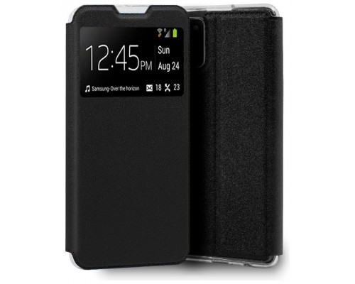 Funda COOL Flip Cover para Samsung A025 Galaxy A02s Liso Negro