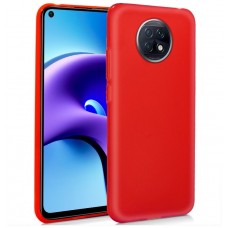 Funda COOL Silicona para Xiaomi Redmi Note 9T (Rojo)