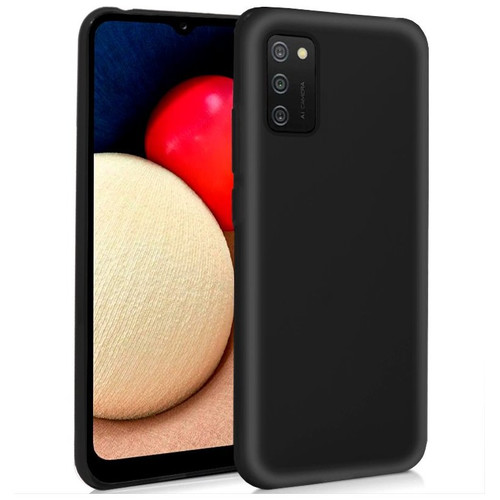 Funda COOL Silicona para Samsung A025 Galaxy A02s (Negro)