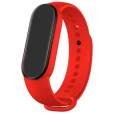 Correa COOL para Xiaomi Mi Band 5 / 6 / 7 / Amazfit Band 5 Liso Rojo