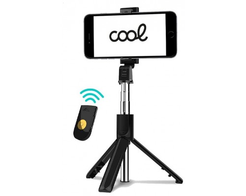 Soporte Trípode Extensible Universal COOL + Mando Selfie Bluetooth