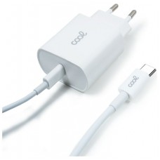 Cargador Red COOL Entrada TIPO-C PD + Cable Tipo C 1,2 metros (20W)