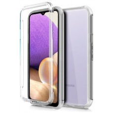 Funda COOL Silicona 3D para Samsung A326 Galaxy A32 5G (Transparente Frontal + Trasera)