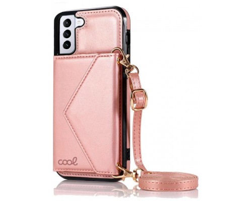 Carcasa COOL para Samsung G996 Galaxy S21 Plus Colgante Wallet Rosa