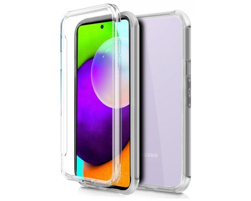 Funda COOL Silicona 3D para Samsung A525 Galaxy A52 / A52 5G / A52s 5G (Transparente Frontal + Trasera)